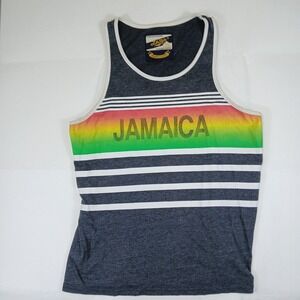 Life Styles Jamaica Limited Edition Tank Top Mens No Tag Imperfection